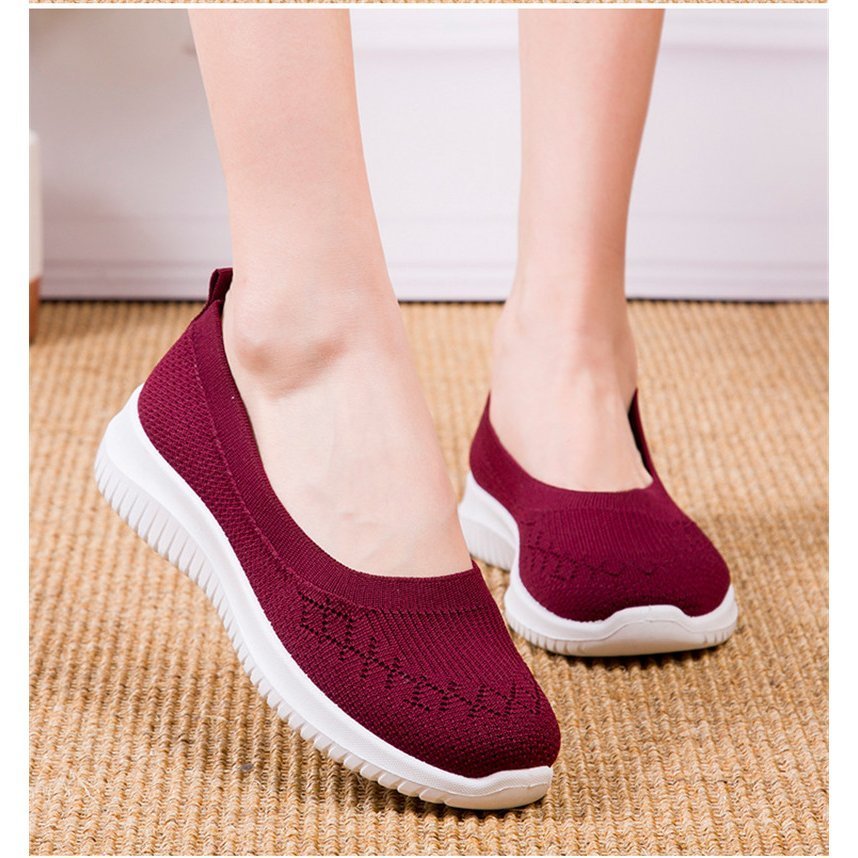 レディース 軽量快適 メッシュ素材 コンフォートスリッポン