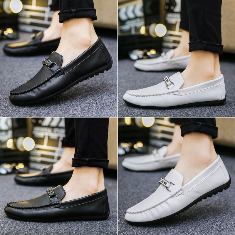 スリッポン メンズ軽量ローファー通気性抜群紳士靴カジュアル兼用