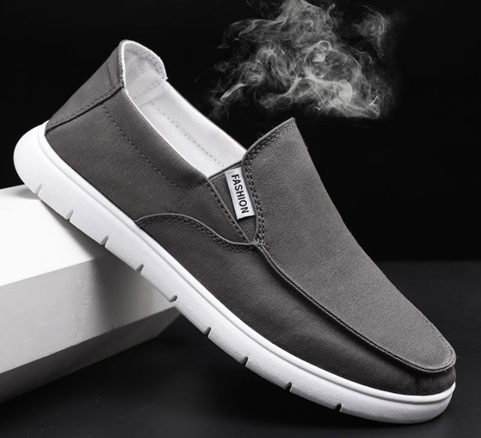 メンズ スリッポン 軽量 無地 カジュアル シューズ 通勤通学