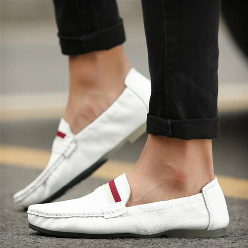 メンズ本革ローファー運転靴スリッポン