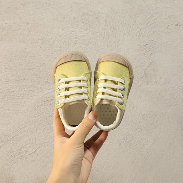 キッズ用カラフルスリッポン三色セット橙緑黒