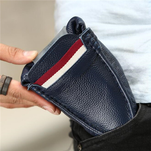 メンズ本革ローファー運転靴スリッポン