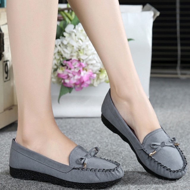 メンズ リボン モカシン スリッポン 紳士靴