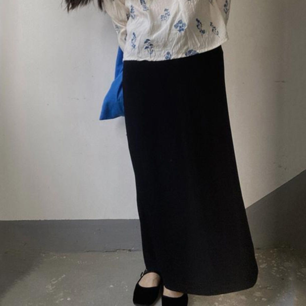 スリットスカート 優美なシルエット スリットロングスカート