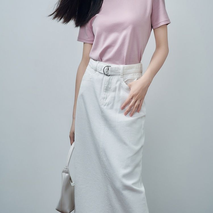 スリットスカート 優美スリットロングスカート