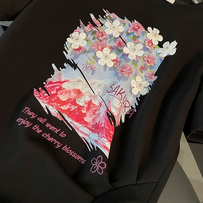 スリットスカート 花柄刺繍入りスリットワンピース