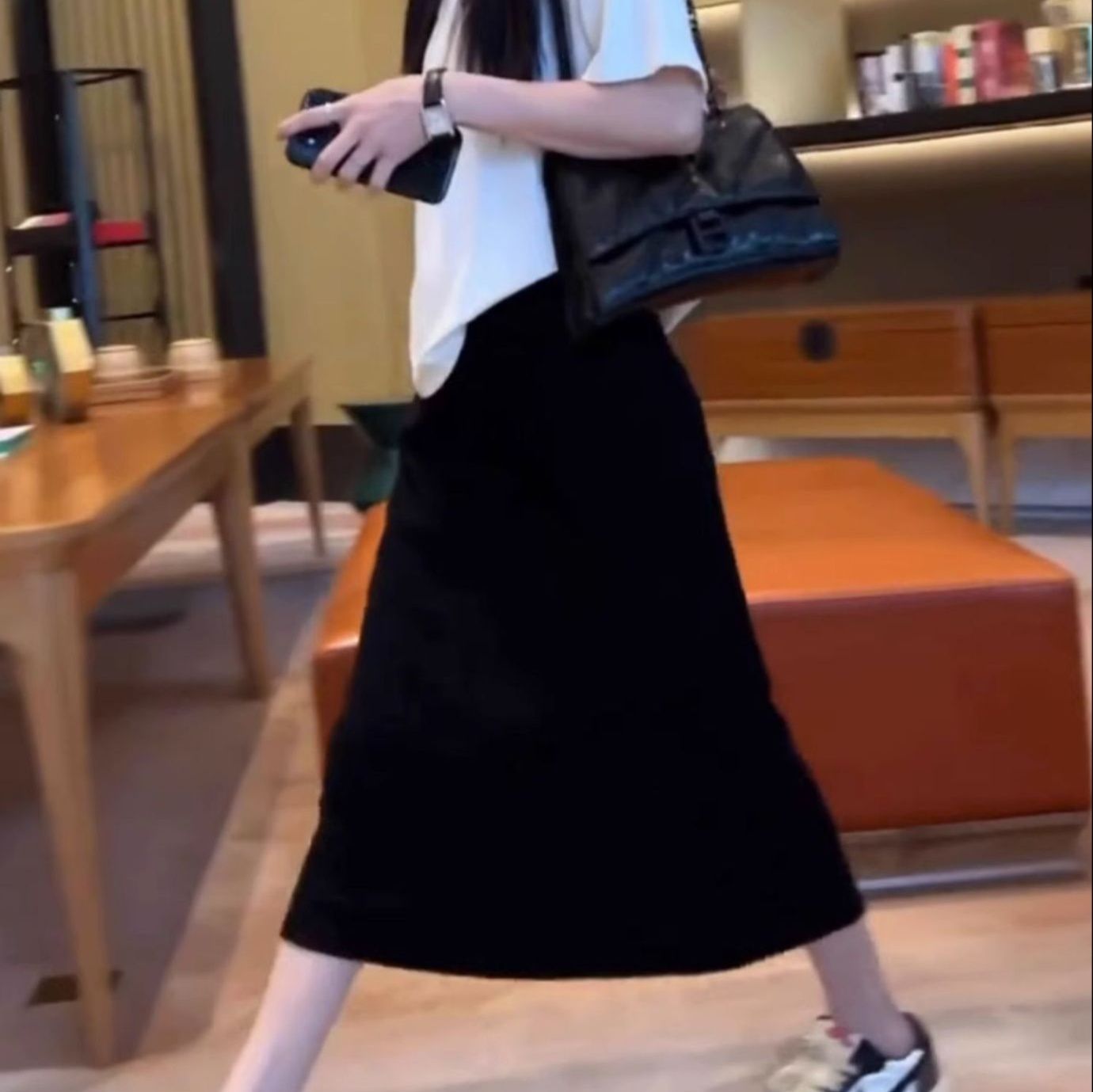 スリットスカート すっきりシルエット スリットスカート