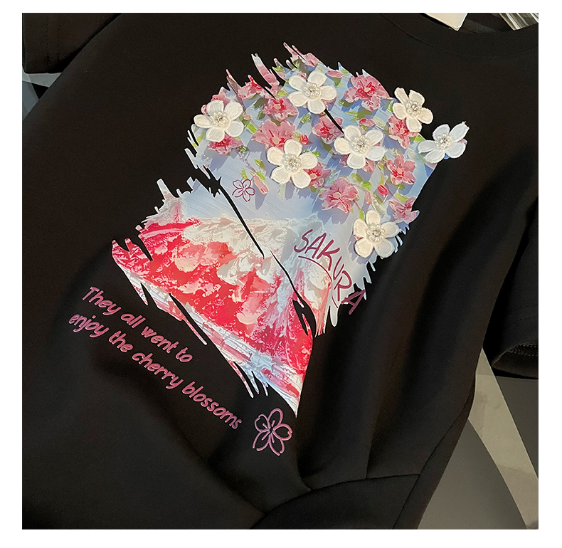 スリットスカート 花柄刺繍入りスリットワンピース