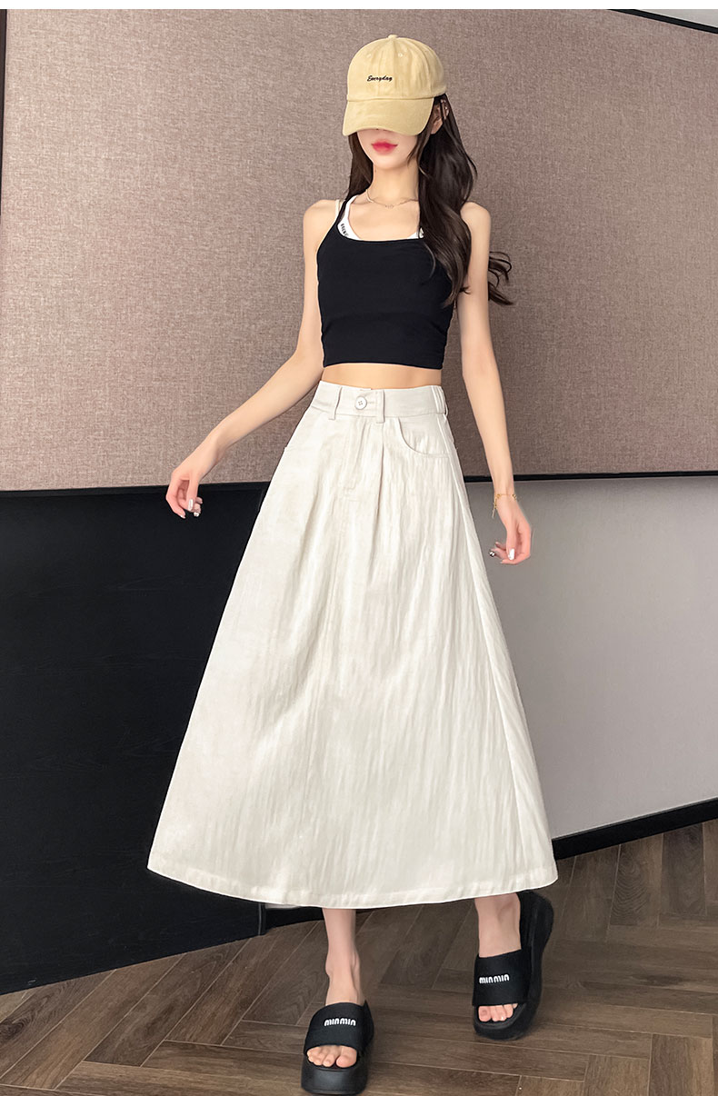 スリットスカート 上品なゆとりフレアスリットスカート