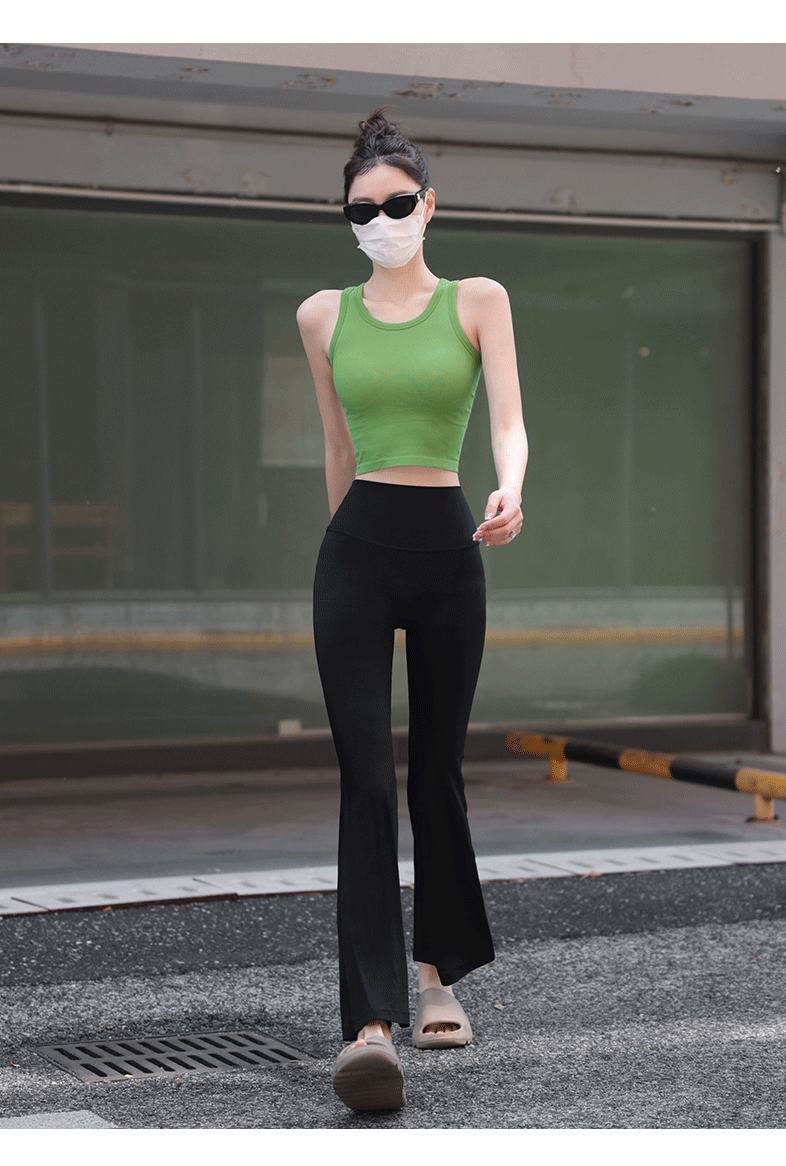 スパッツ 美姿勢ブーツカットスパッツ