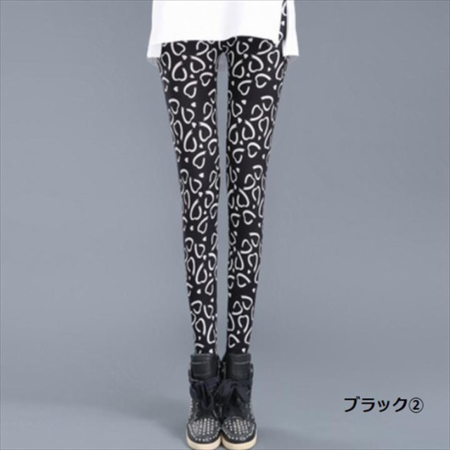 ヨガ対応柄物レギンススパッツタイト