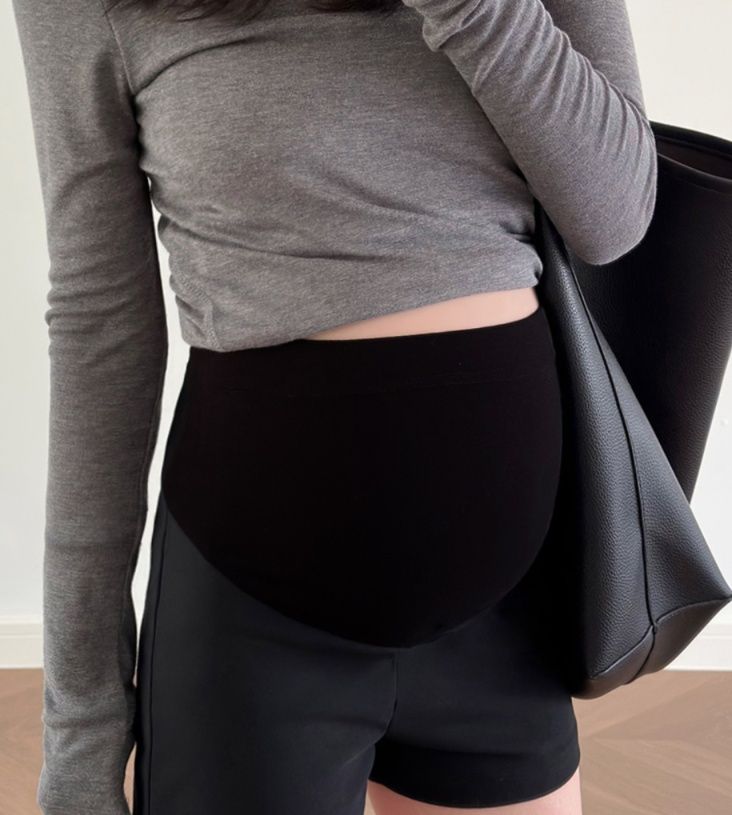 スパッツ マタニティ 楽ちん快適マタニティショートパンツ