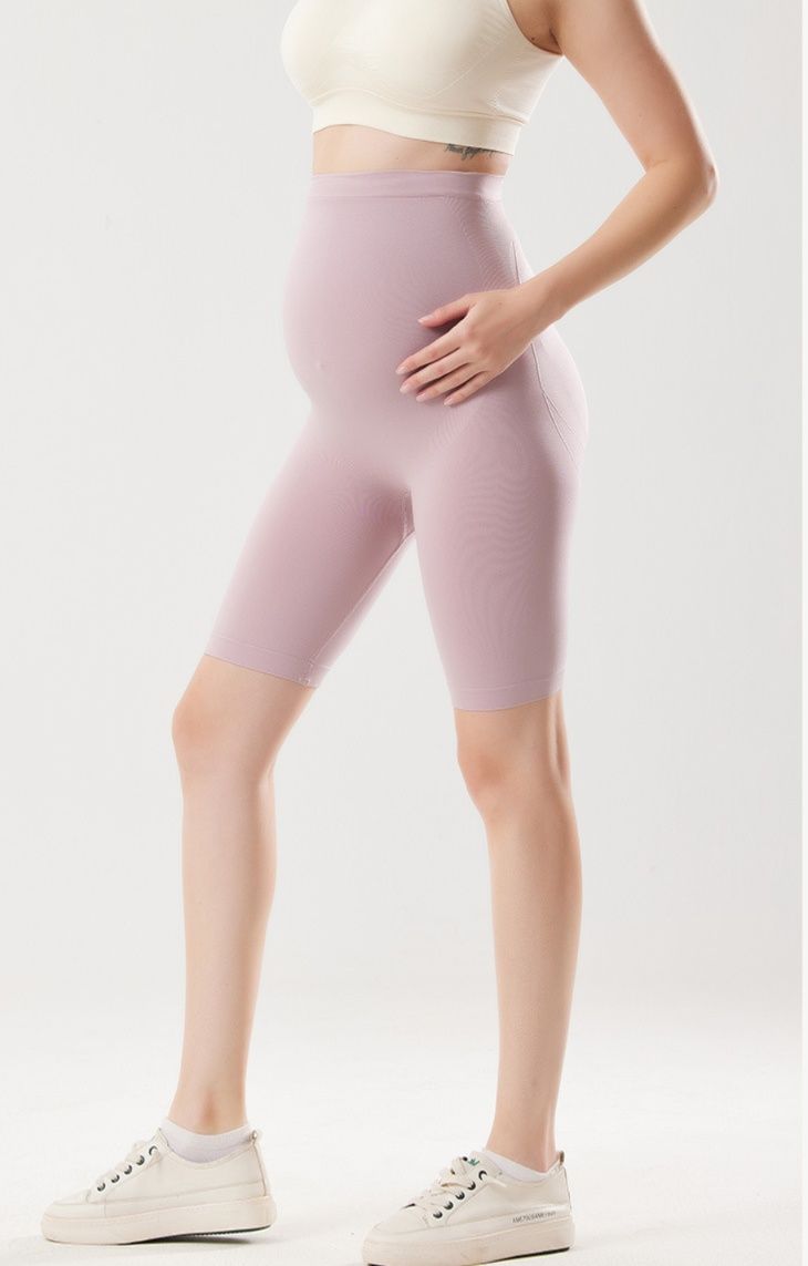 スパッツ マタニティ 快適シェイプ妊婦用ハイウエストスパッツ