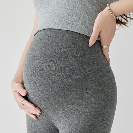スパッツ やさしくフィット 妊婦用ハイウエストスパッツ