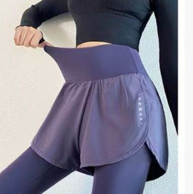 スパッツ 二重構造ショートパンツ付きリライブスパッツ