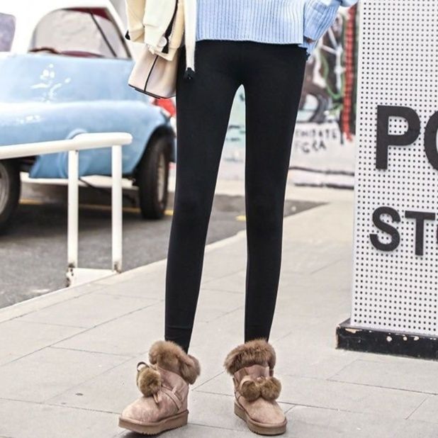スパッツ 超厚手防寒裏起毛スパッツ冬用美脚レギンス