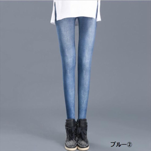 ヨガ対応柄物レギンススパッツタイト