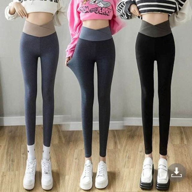 スパッツ 秋新作大きいサイズヨガレギンス女性用