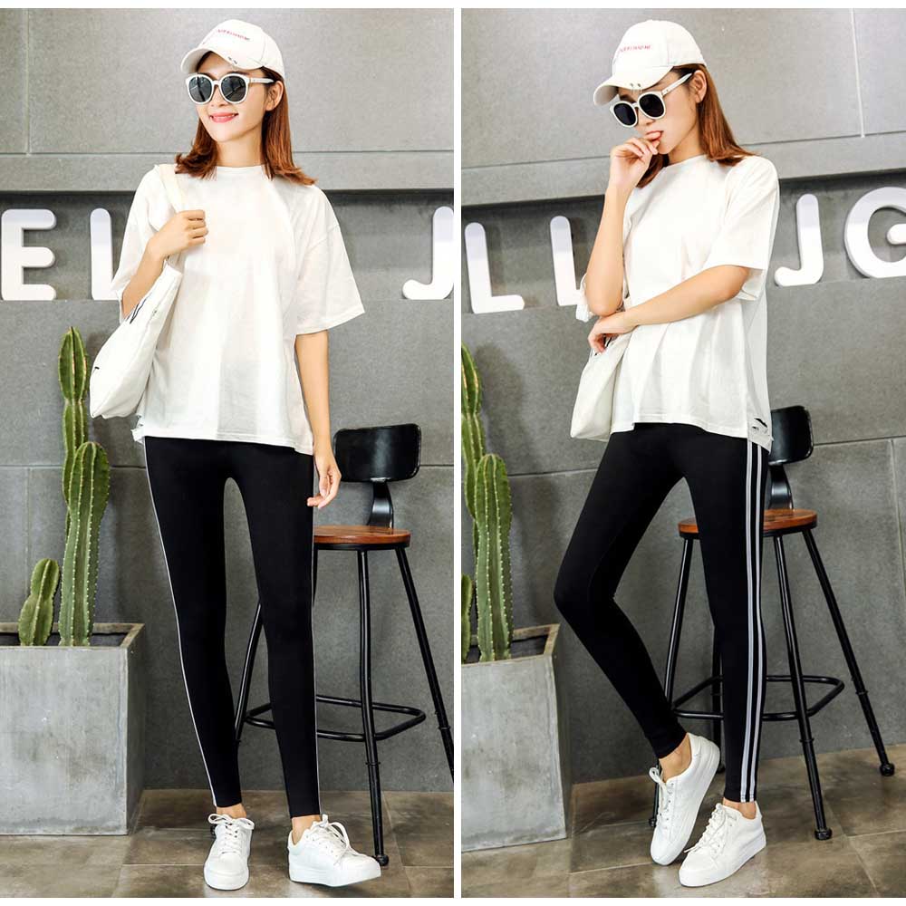 サイドライン スパッツ レディース 美脚