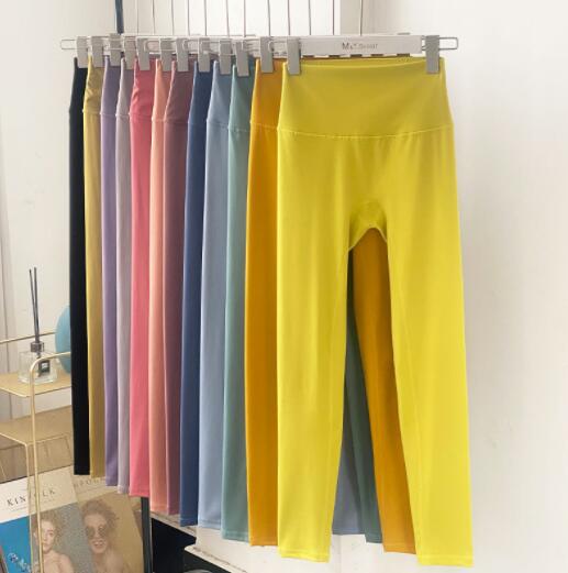 レディース ハイウエスト ヨガスパッツ