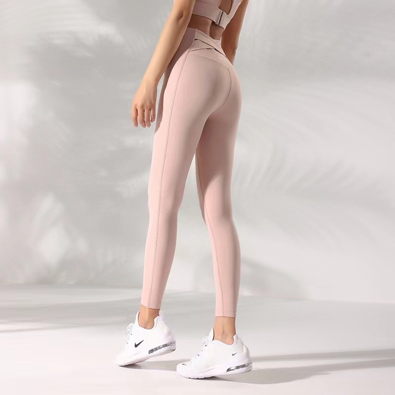 ハイウェスト着圧スパッツ運動用レギンス