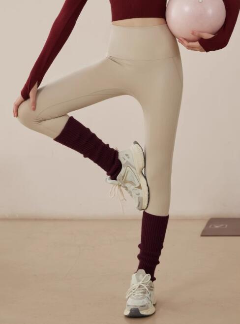 高腰ヨガスパッツ速乾フィットネス用スポーツウェア