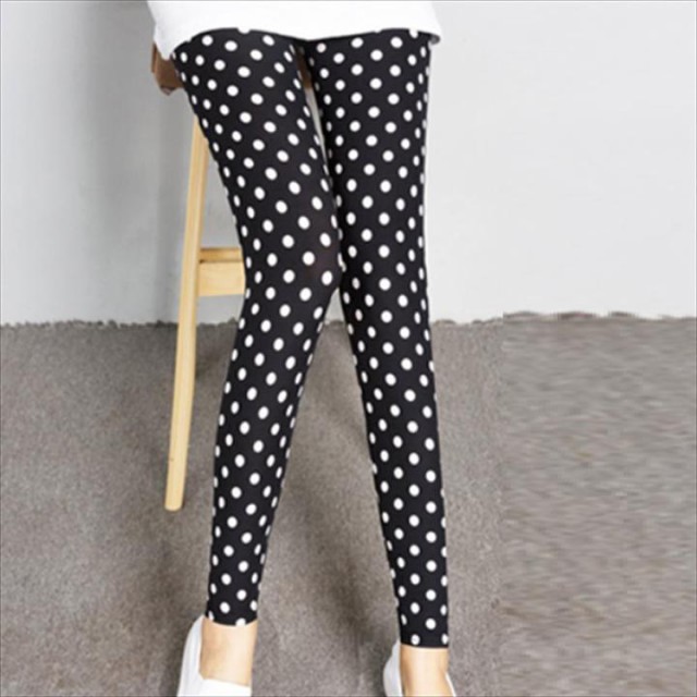 ヨガ対応伸縮レギンススパッツ多柄展開