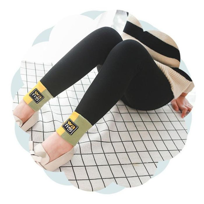 女の子用裏起毛あったかレギンス秋冬キッズスパッツ