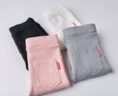 ヨガ用リブ編み真珠風装飾レギンススパッツ