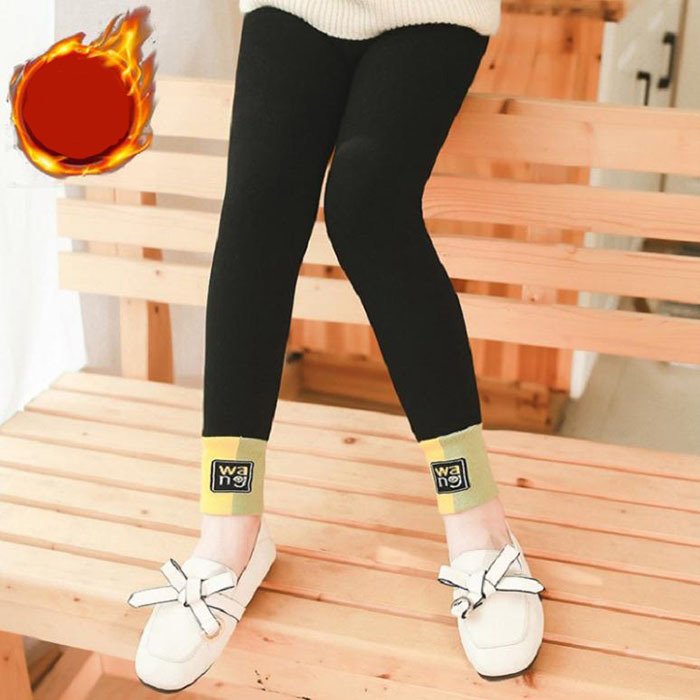 女の子用裏起毛あったかレギンス秋冬キッズスパッツ