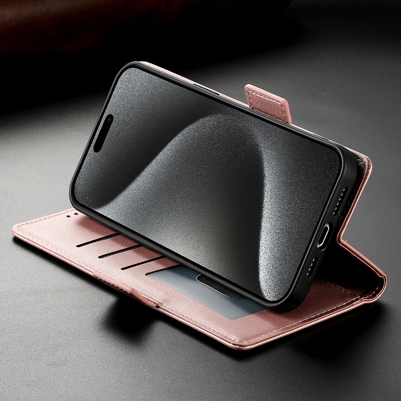 手帳型スマホケース 上質な質感 手帳型保護カバー