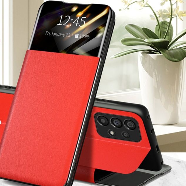 手帳型スマホケース 耐震防落下ウィンドウ手帳型ケース