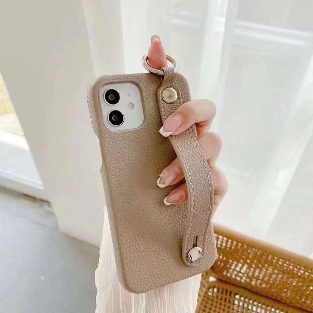 手帳型スマホケース  レザー調ベルト付きスマホケース