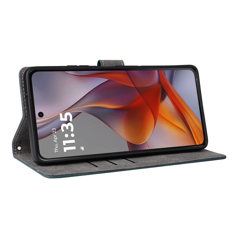 手帳型スマホケース ヴィンテージ風多機能手帳ケース