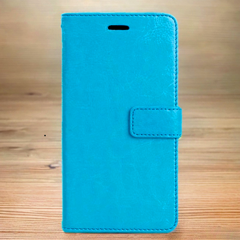 手帳型スマホケース 上質革調多機能ウォレットケース