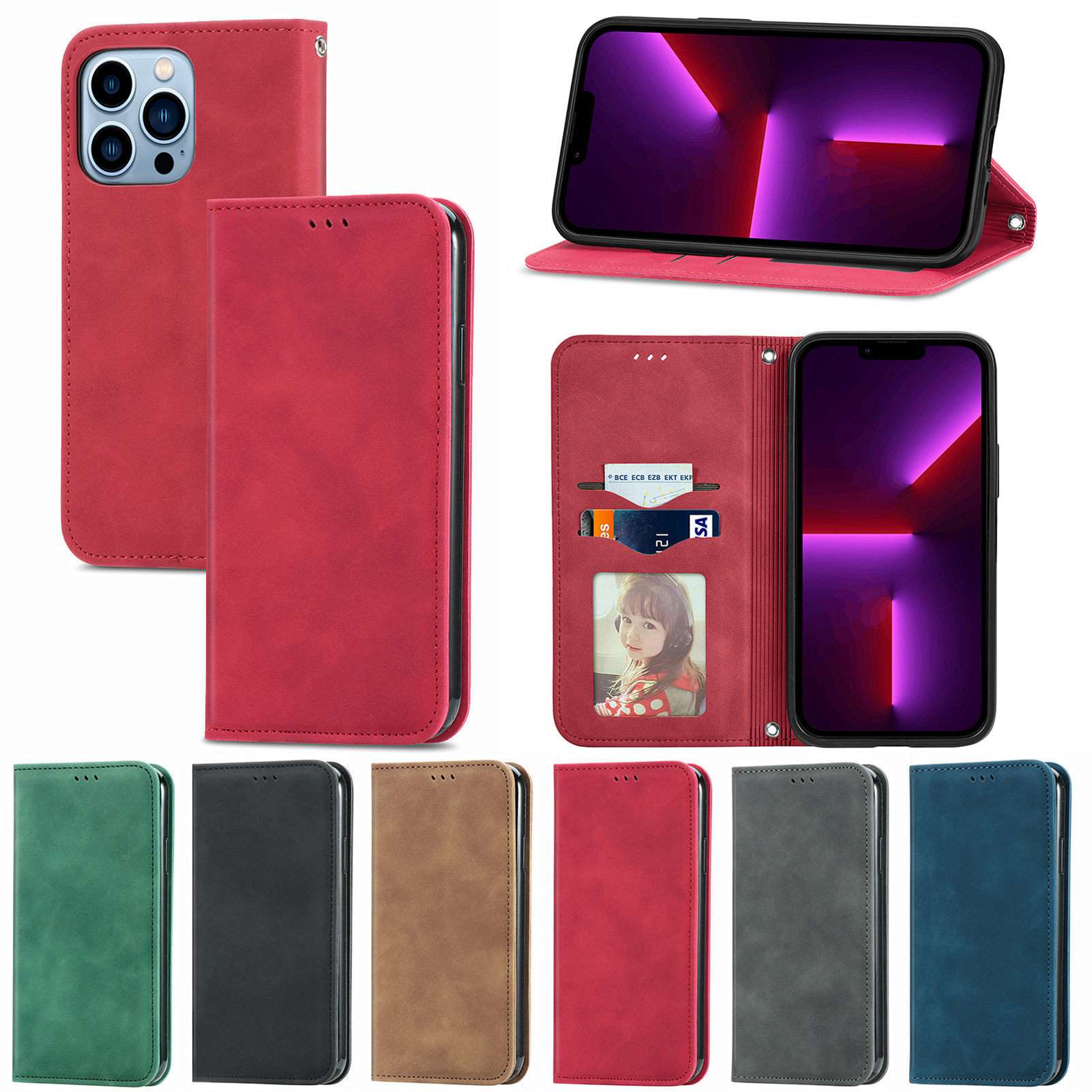 手帳型スマホケース  高級感漂う手帳型アイフォンケース