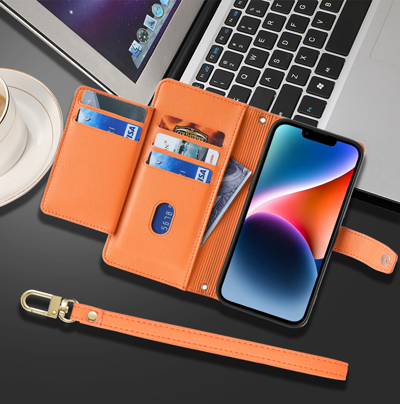手帳型スマホケース 多機能お財布一体型手帳ケース