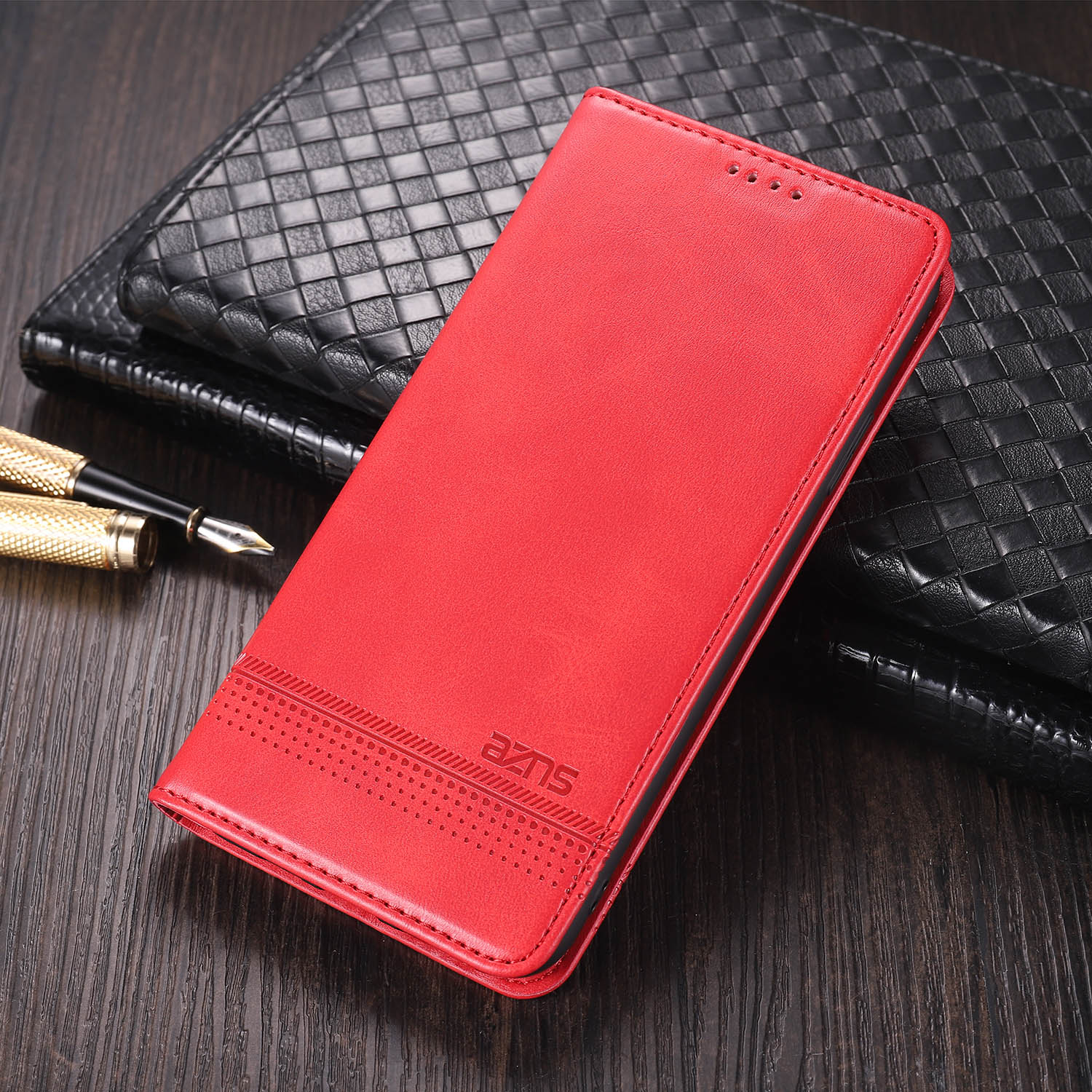 手帳型スマホケース 多機能カード収納付き手帳型ケース