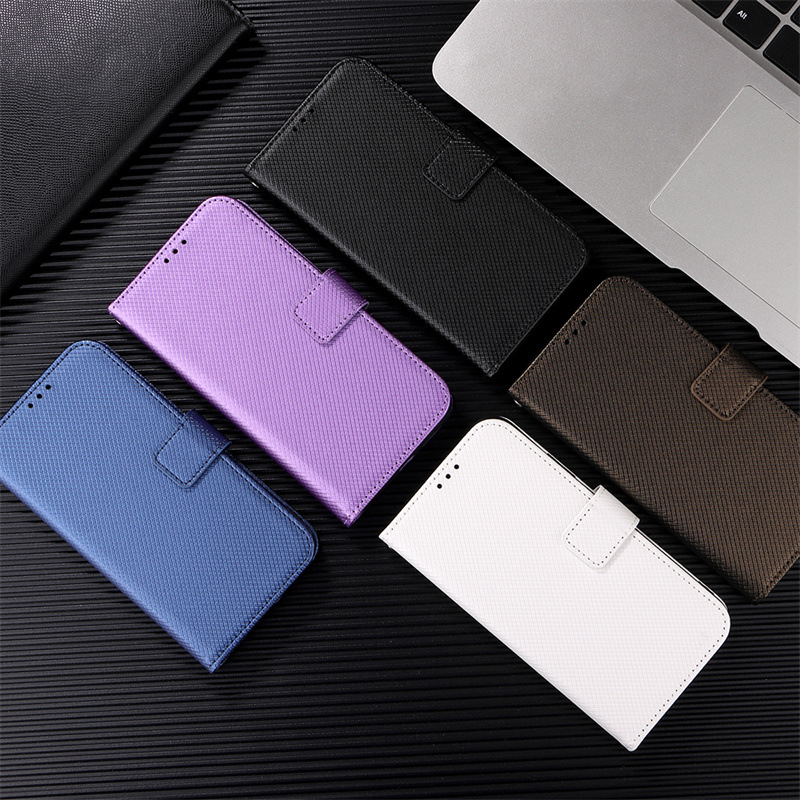 手帳型スマホケース 多機能カード収納付き二つ折りケース