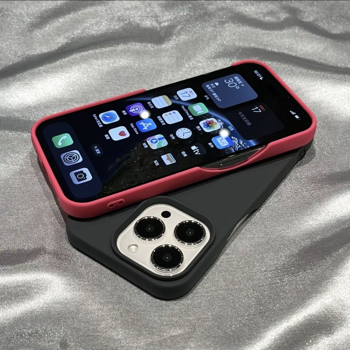 手帳型スマホケース シンプル質感 手帳型保護カバー