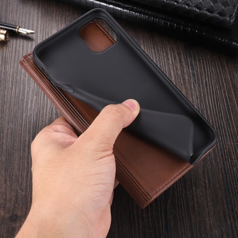 手帳型スマホケース 多機能カード収納付き手帳型ケース