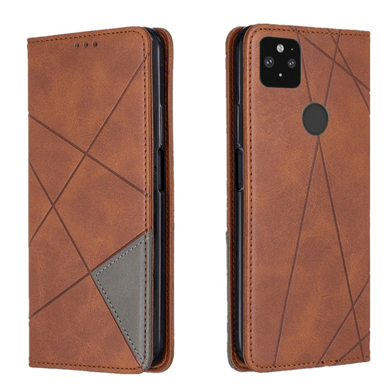 手帳型スマホケース 幾何学模様の高級感溢れる手帳型保護