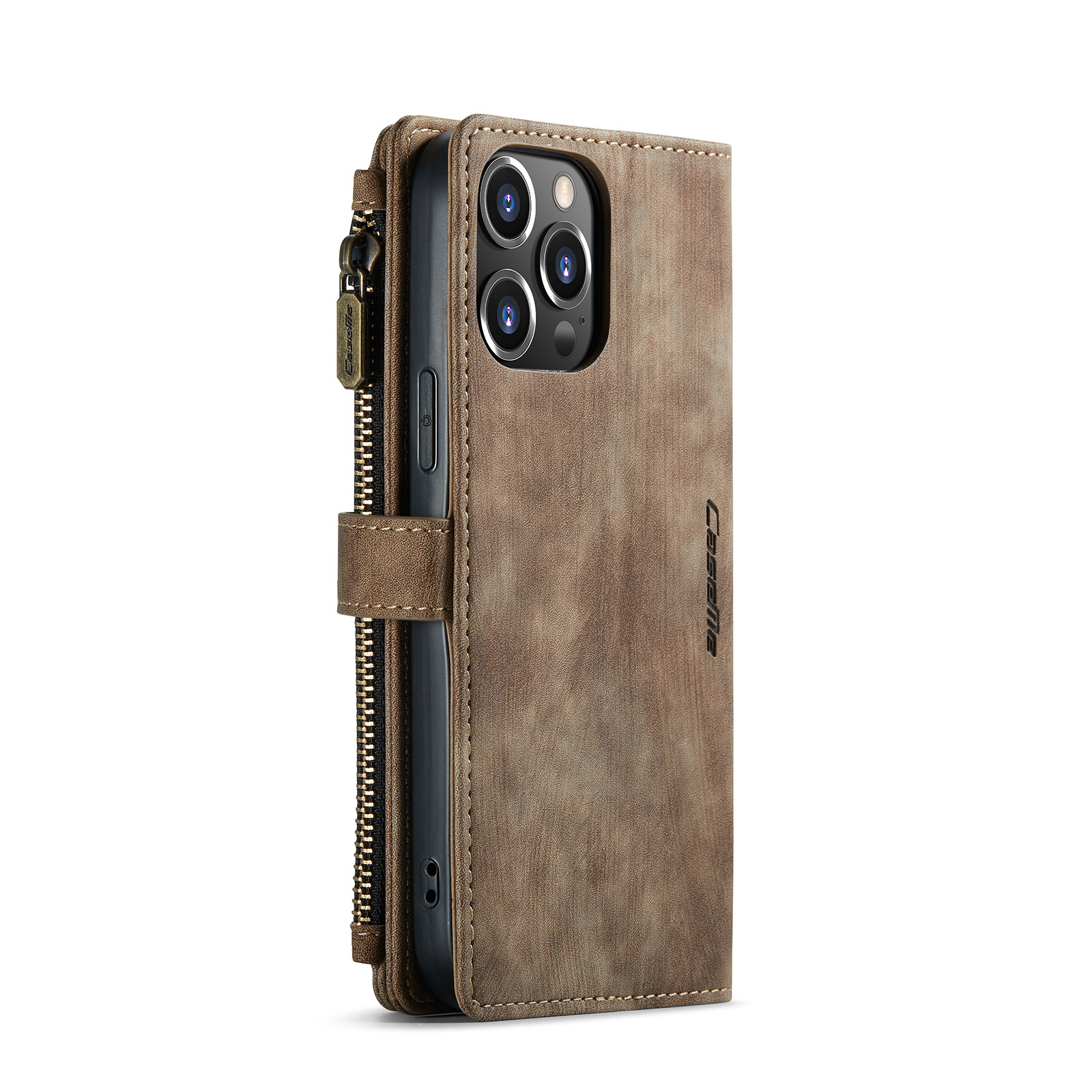 手帳型スマホケース 財布機能付き二つ折り手帳型ケース