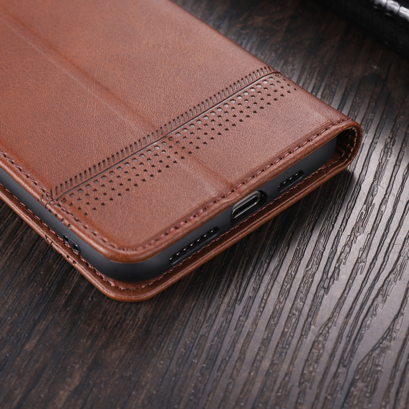 手帳型スマホケース 多機能カード収納付き手帳型ケース