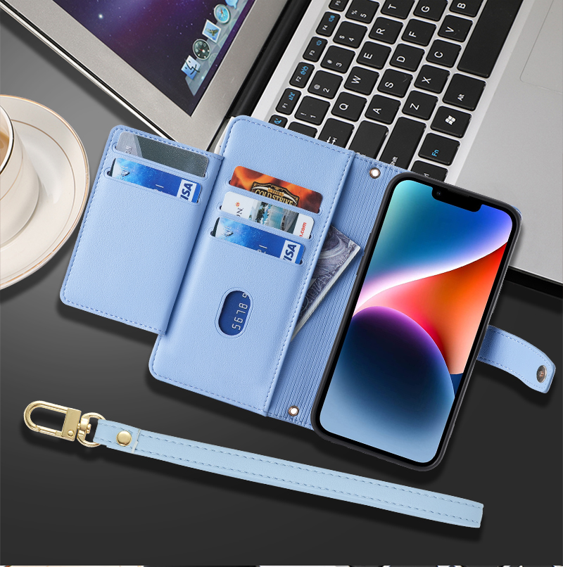 手帳型スマホケース 多機能お財布一体型手帳ケース