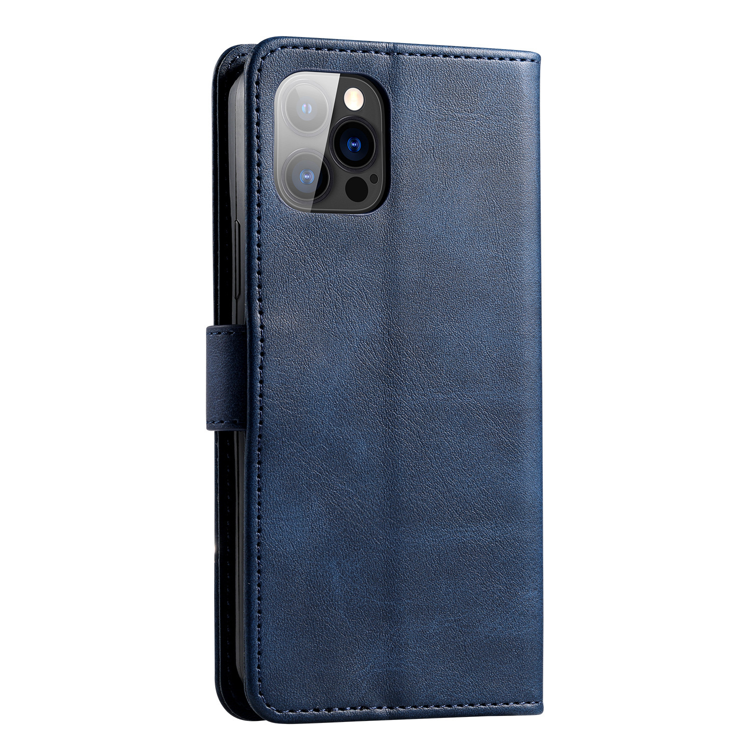 手帳型スマホケース 高級感あふれる本革調手帳型ケース