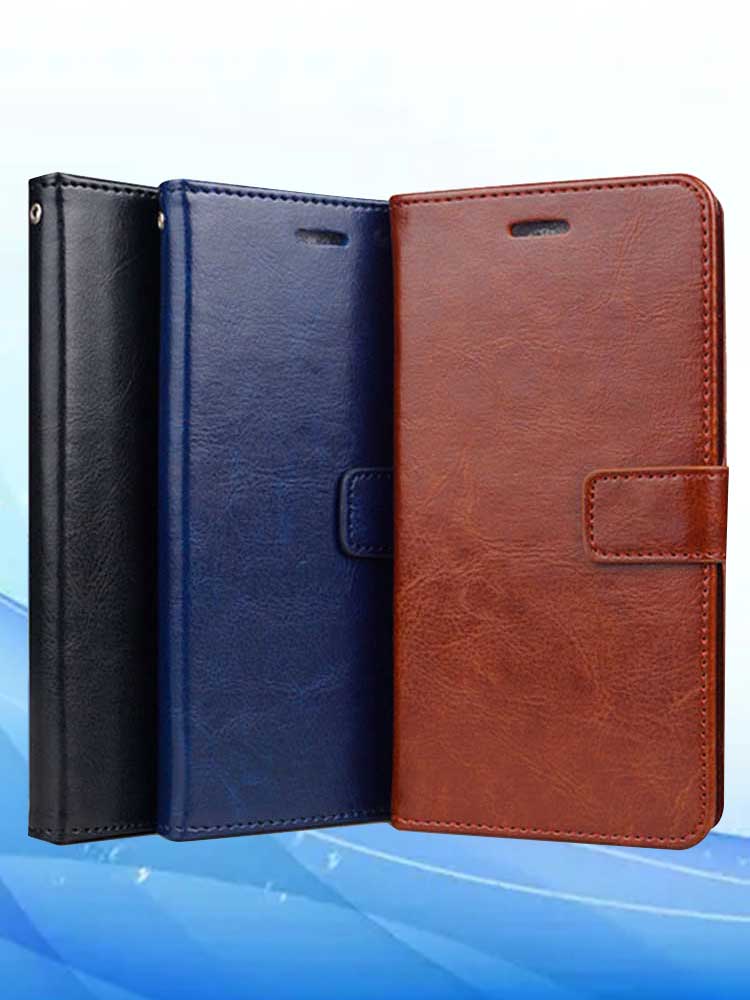 手帳型スマホケース レドミ専用 高級感溢れる手帳カバー