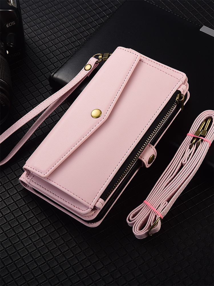 手帳型スマホケース 財布機能付き二つ折りケース