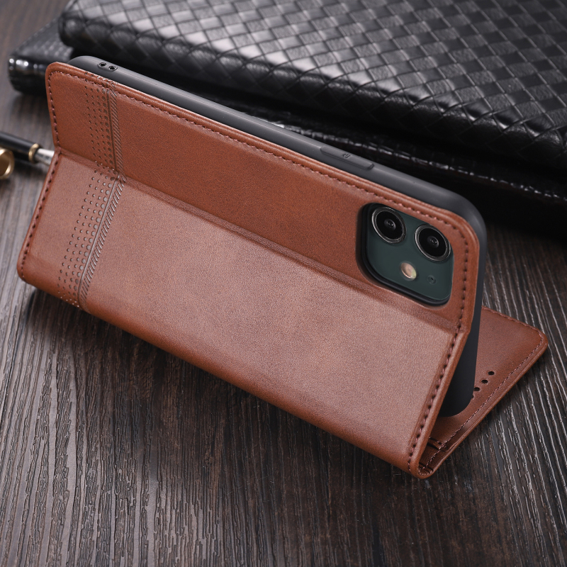 手帳型スマホケース 多機能カード収納付き手帳型ケース
