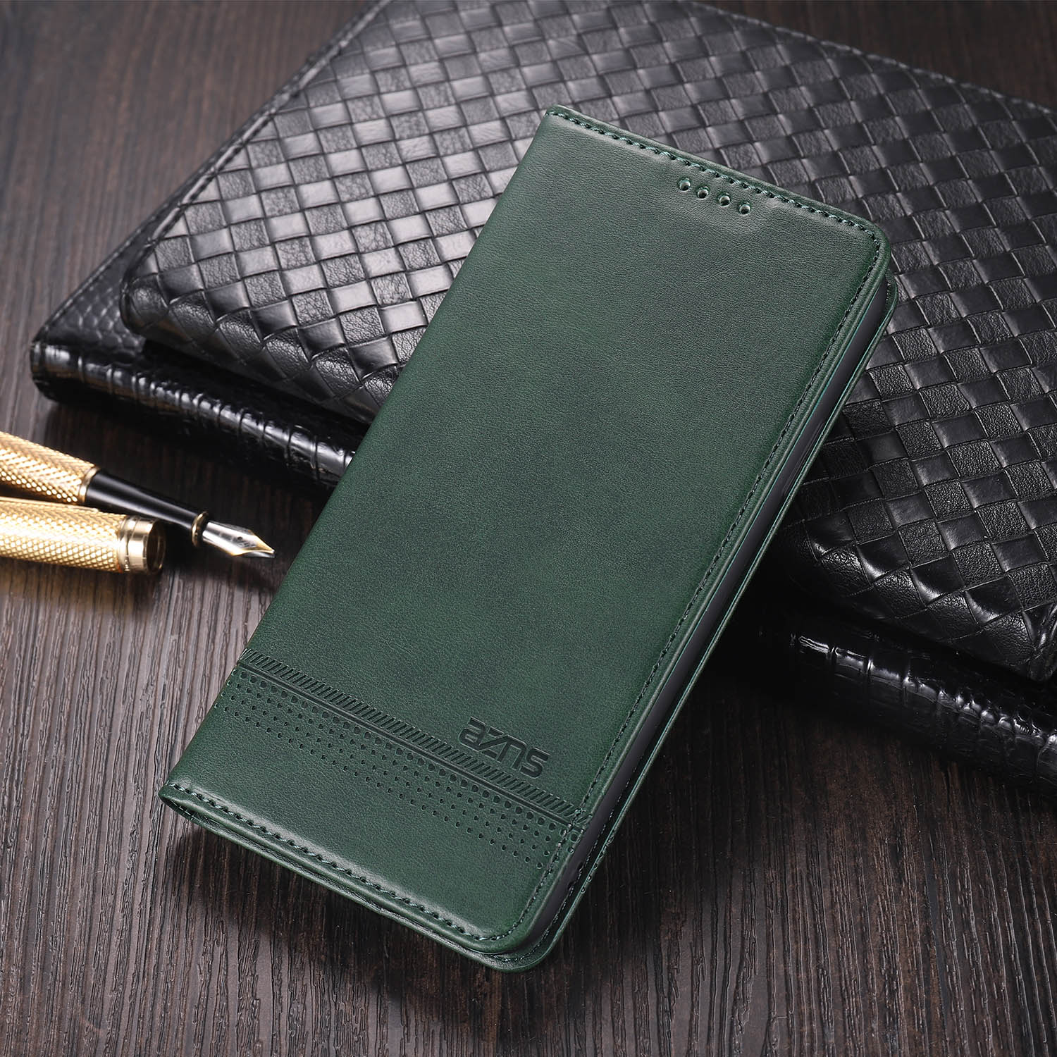 手帳型スマホケース 多機能カード収納付き手帳型ケース